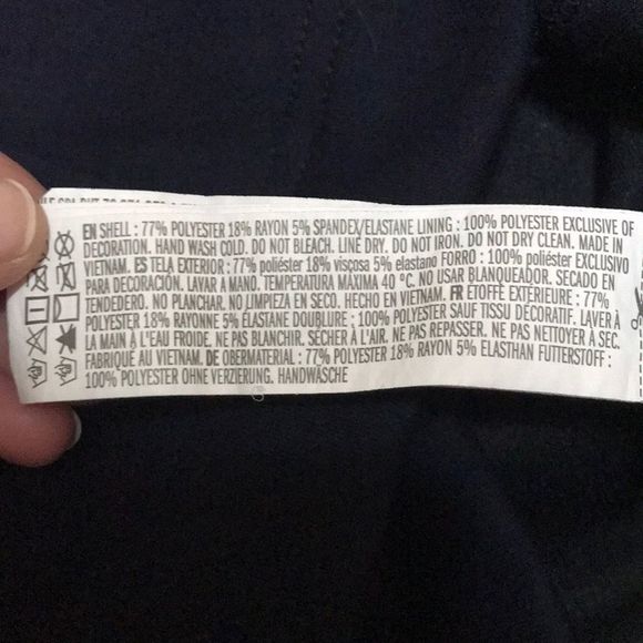 F21 Oversized Boxy Fit Navy Blue Hooded Sweatshirt - Picture 6 of 6